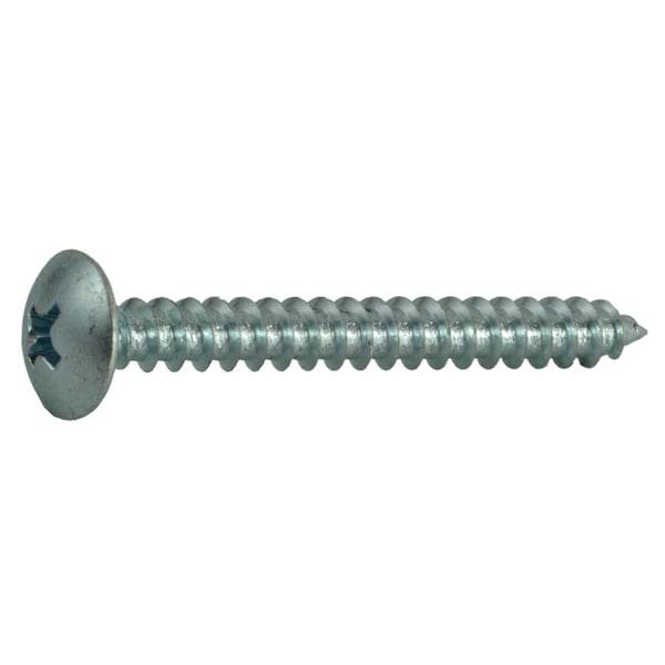 Midwest Fastener Sheet Metal Screw, #8 x 1-1/2 in, Zinc Plated Steel Truss Head Phillips Drive, 25 PK 36954 - main